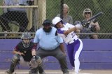 Lemoore's Jacquelyn Esquer at bat in Thursday's win over Mt. Whitney. The Tigers beat the Pioneers 13-4 to improve to 1-1 in the WYL.